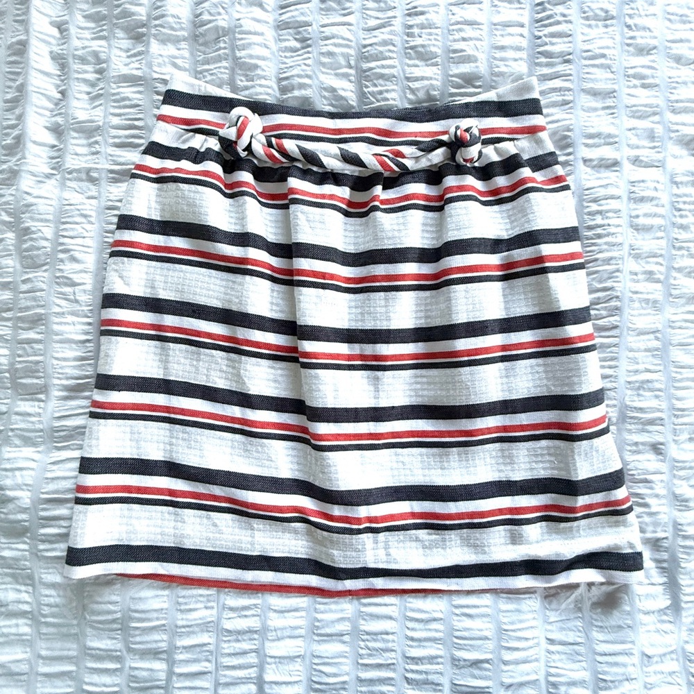 Kate Spade Striped SeWomen's Skirt - Black, White, Red